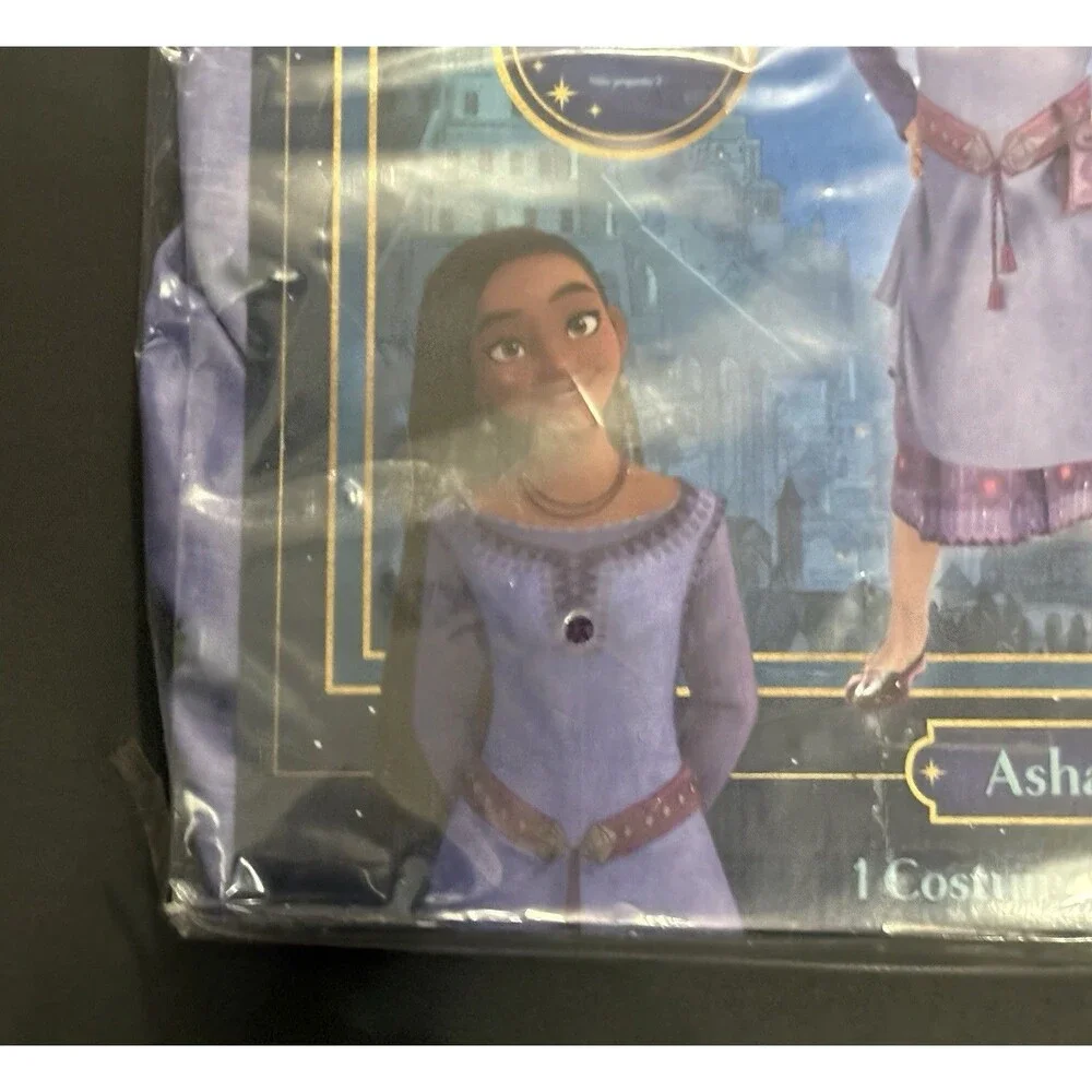 Disney Wish ASHA Halloween Costume Toddler 2 Dress, Belt & Pouch NEW